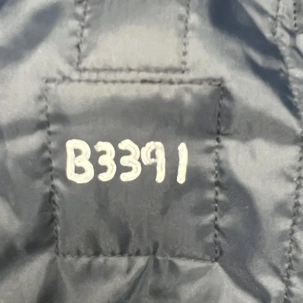 Target Sportswear Military Jacket Mens 42S Navy Blue Lightweight Removable Liner
